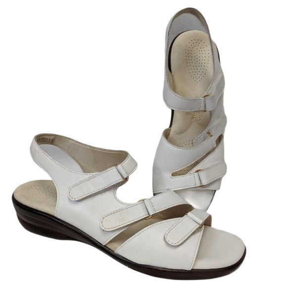 SAS Women'sTabby Slingback Sandals White size 8.5 - Picture 1 of 5